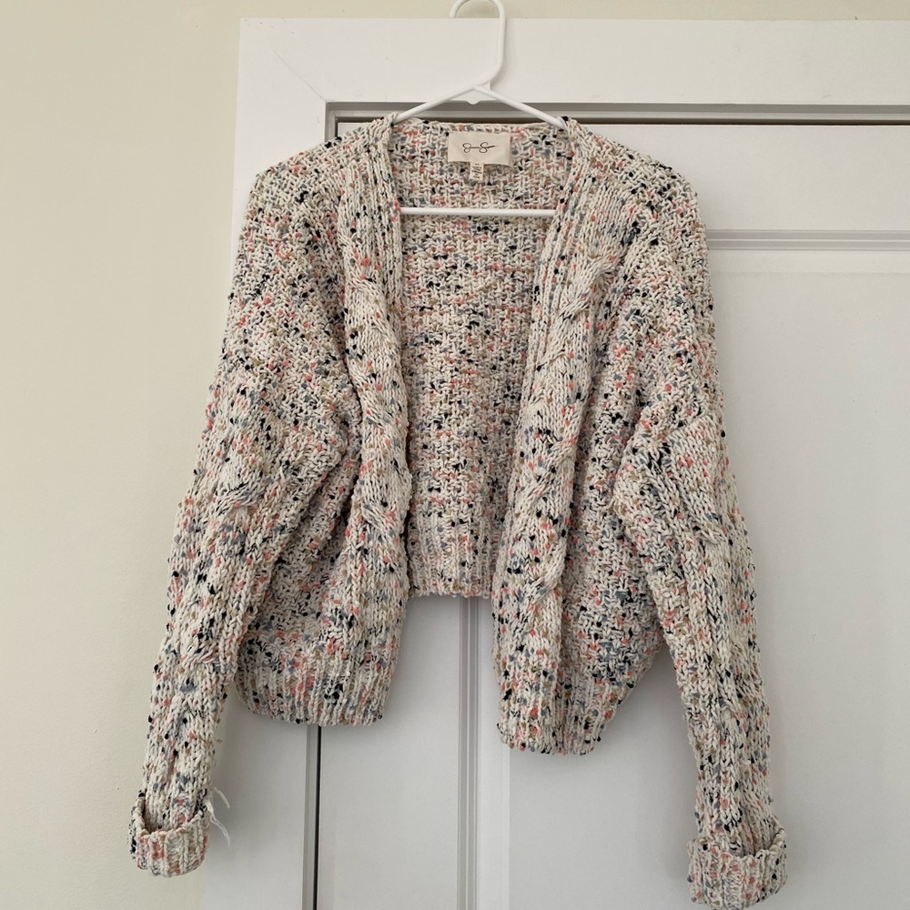 Size M multicolor Jessica Simpson cardigan